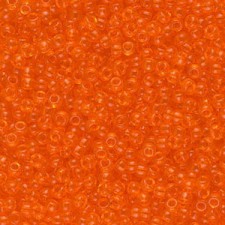Miyuki rocailles Perlen 11/0 - Transparent orange 11-138